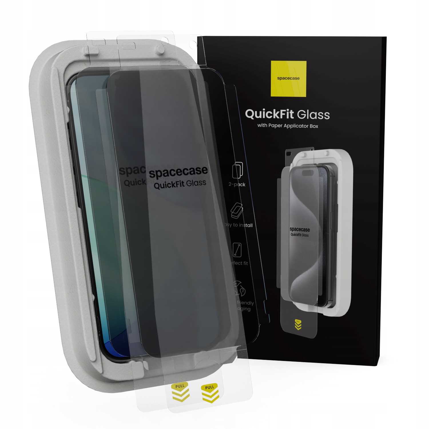 Spacecase Quickfit Privacy iPhone 16 Pro Max / 17 Pro Max