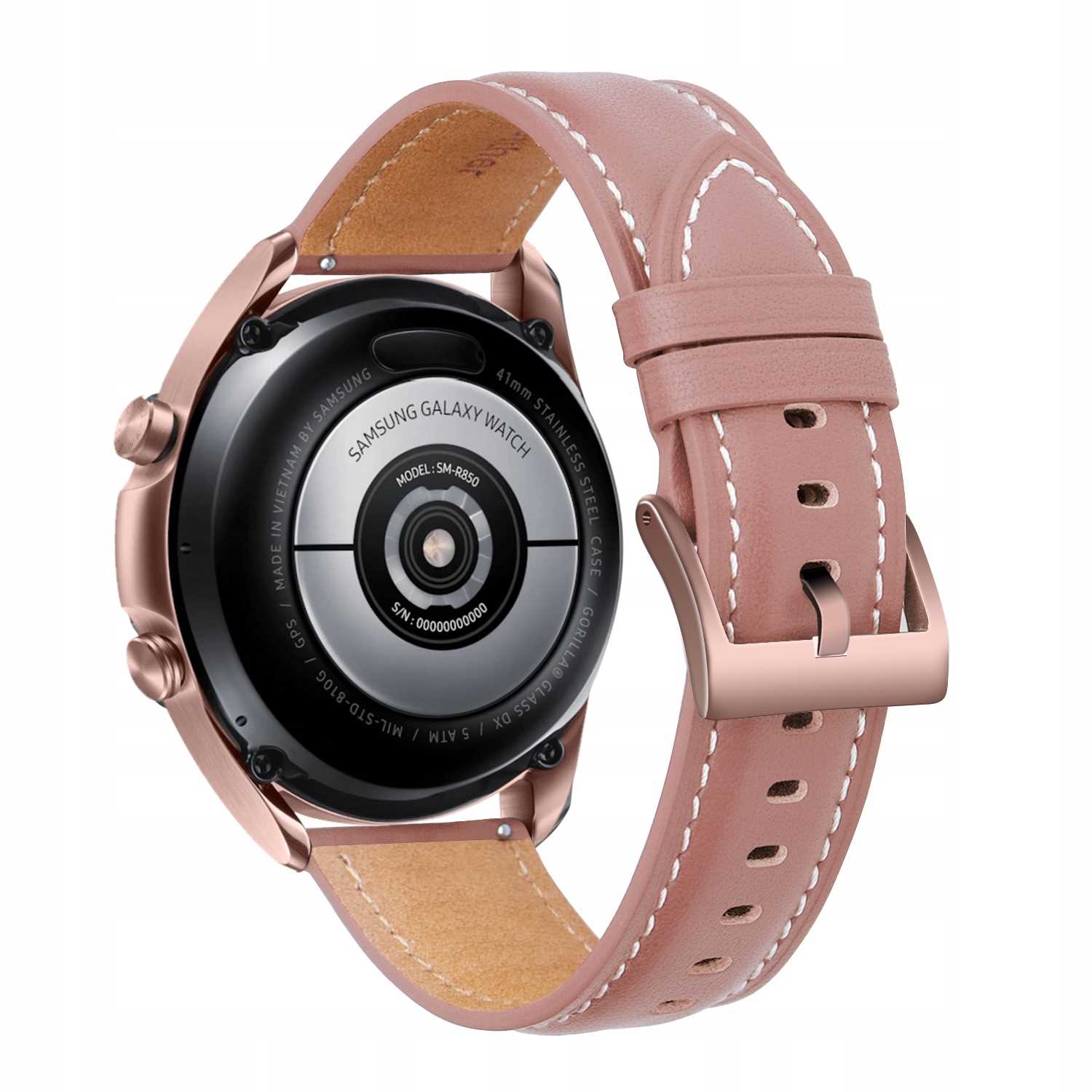 Spacecase Leather Strap 20 Mm Pink