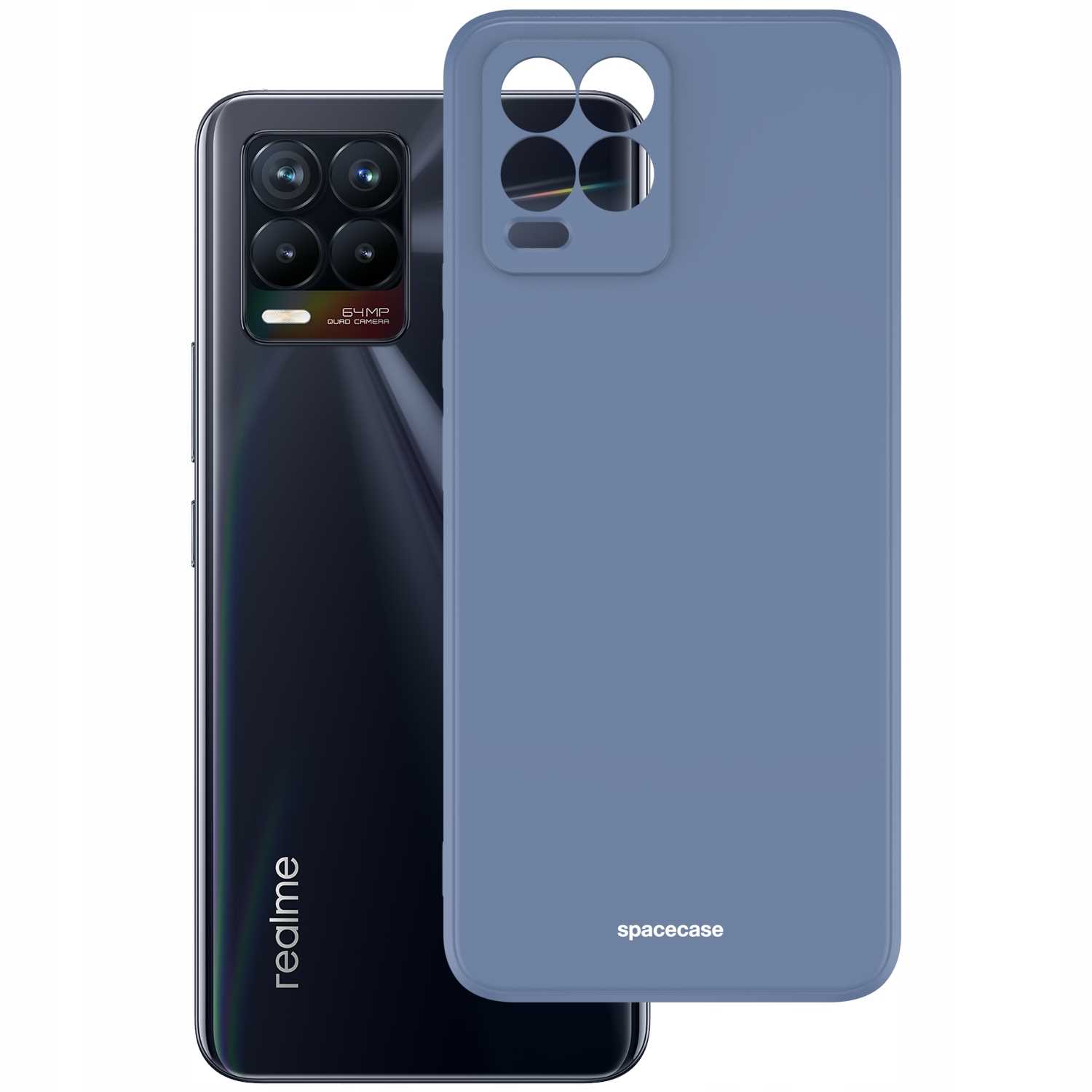 Spacecase Silicone Case Realme 8/8 Pro Blue