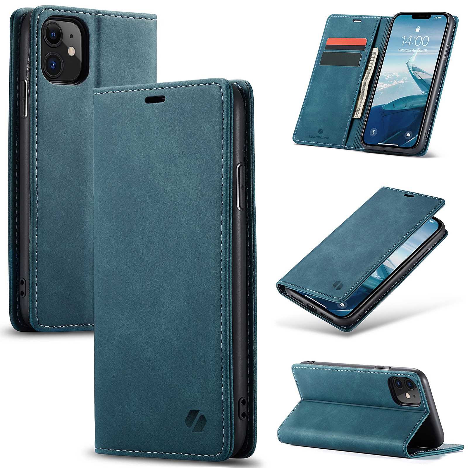 Spacecase Wallet Iphone 11 Blue
