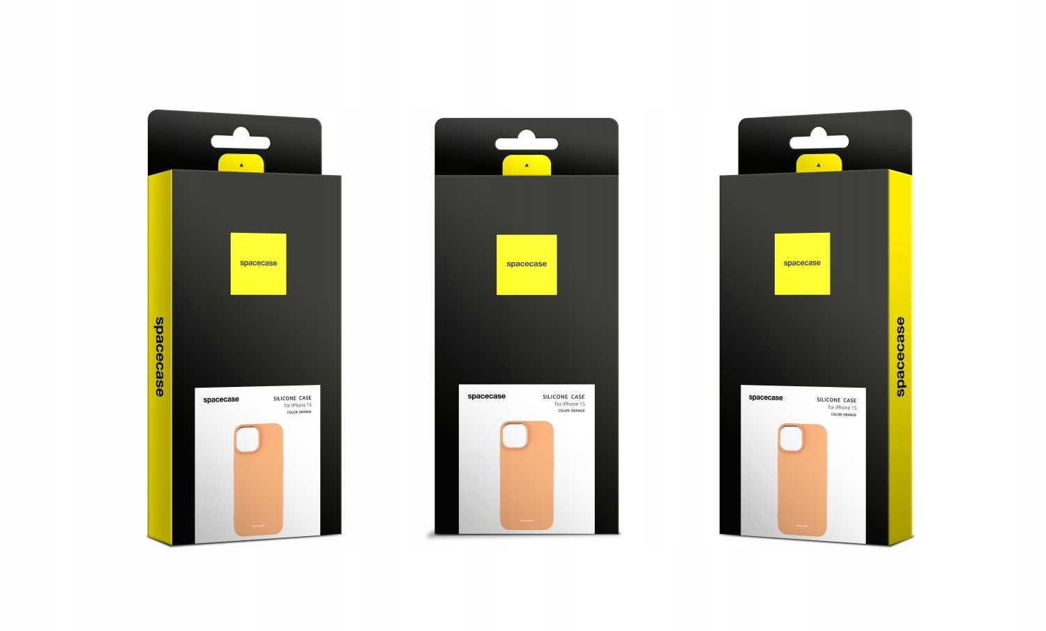 Spacecase Silicone Case iPhone 15 orange