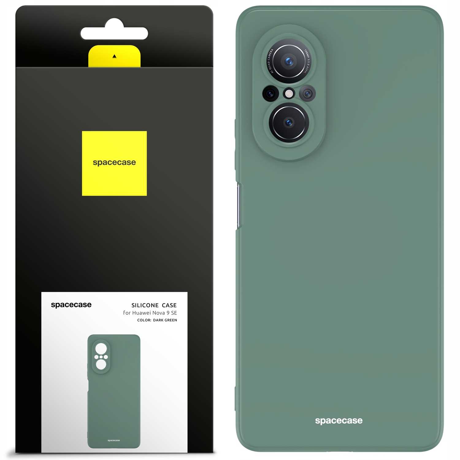 Spacecase Silicone Case Huawei Nova 9 SE dark green