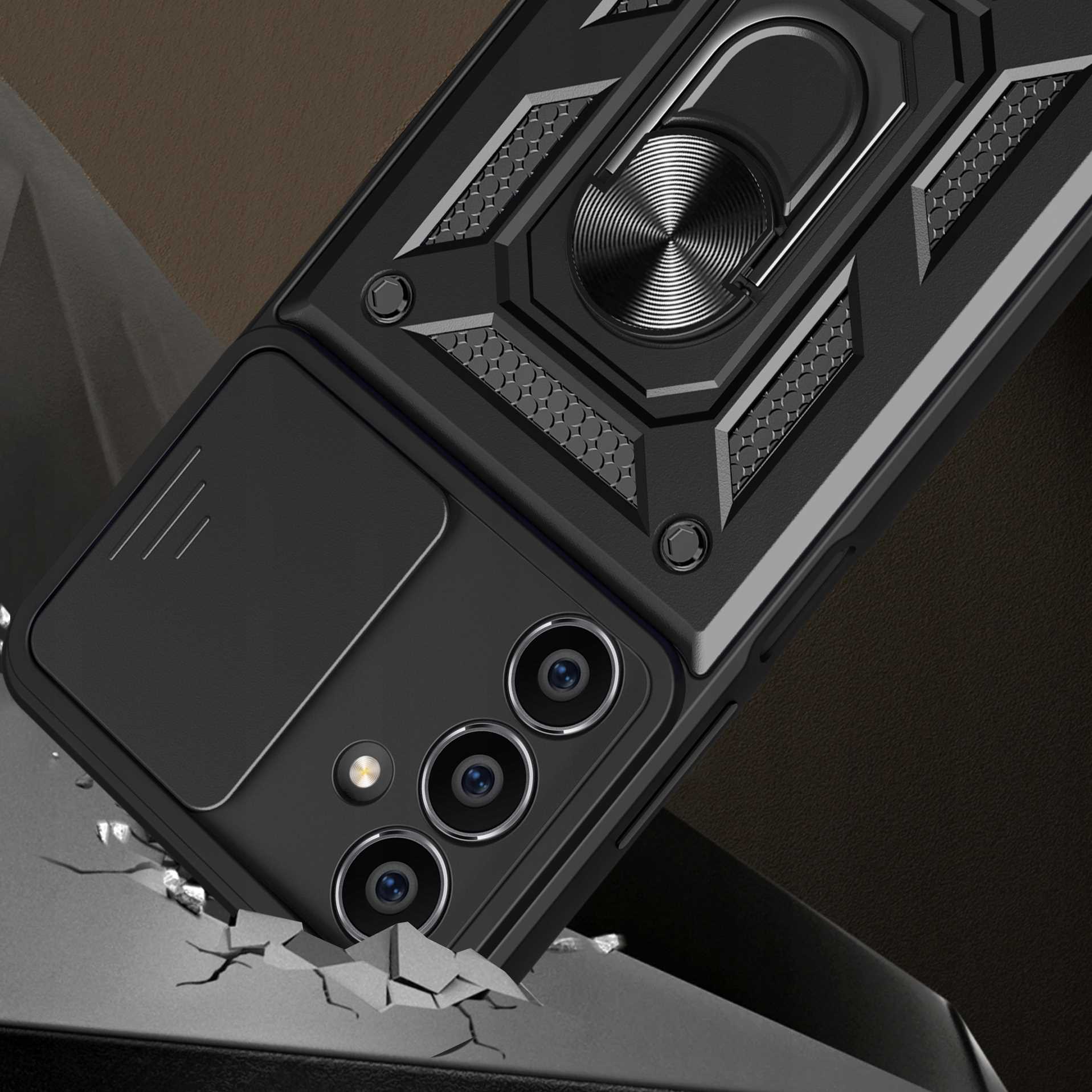 Spacecase Camring Galaxy S23 Fe Black