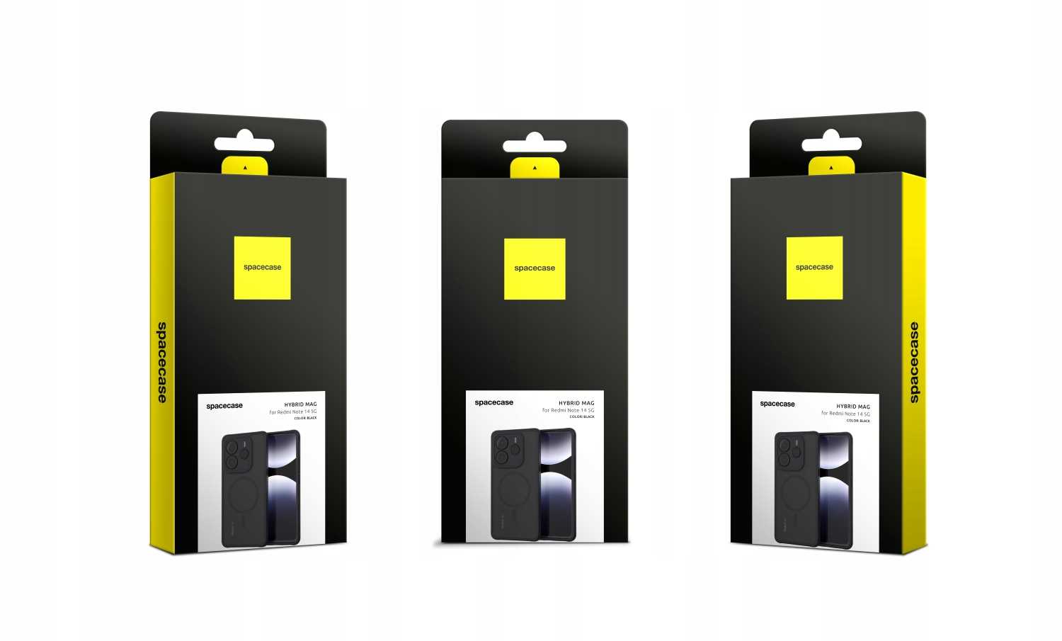 Spacecase Hybrid Mag Xiaomi Redmi Note 14 5G Black