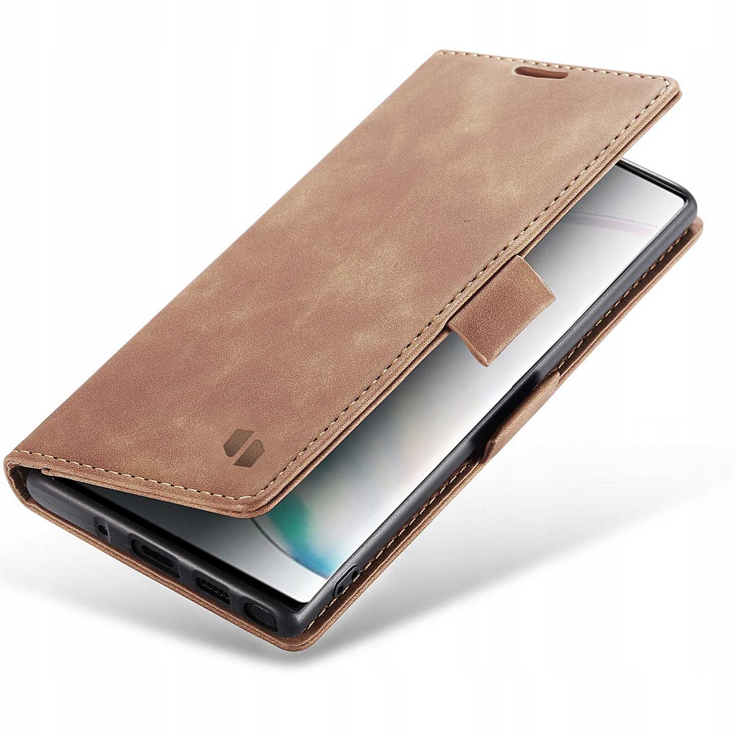 Spacecase Wallet Galaxy Note 10 light brown