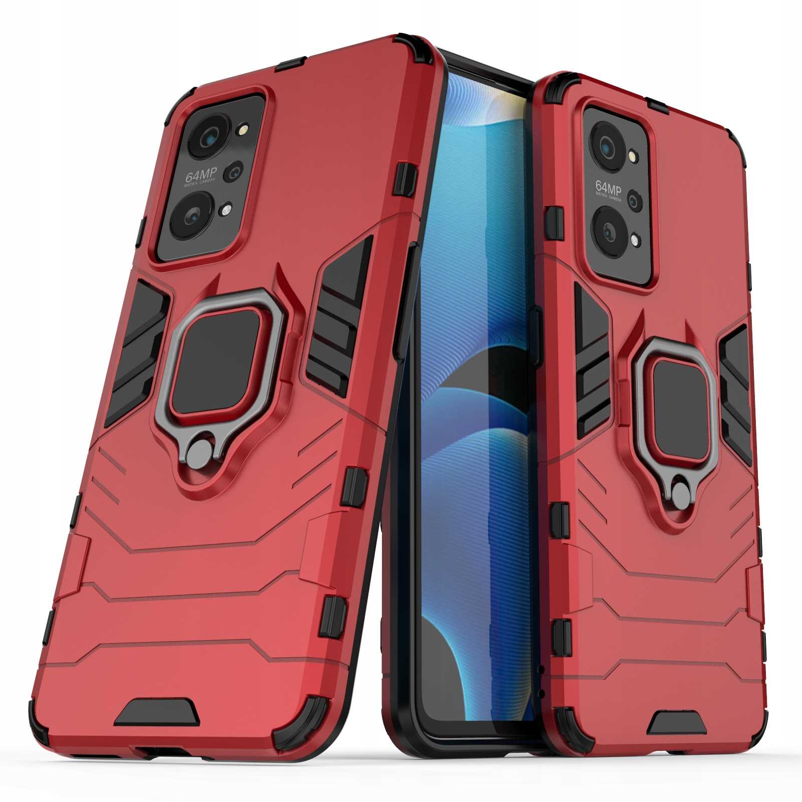 Spacecase X-Ring Realme Gt Neo 2 / 3T Czerwony