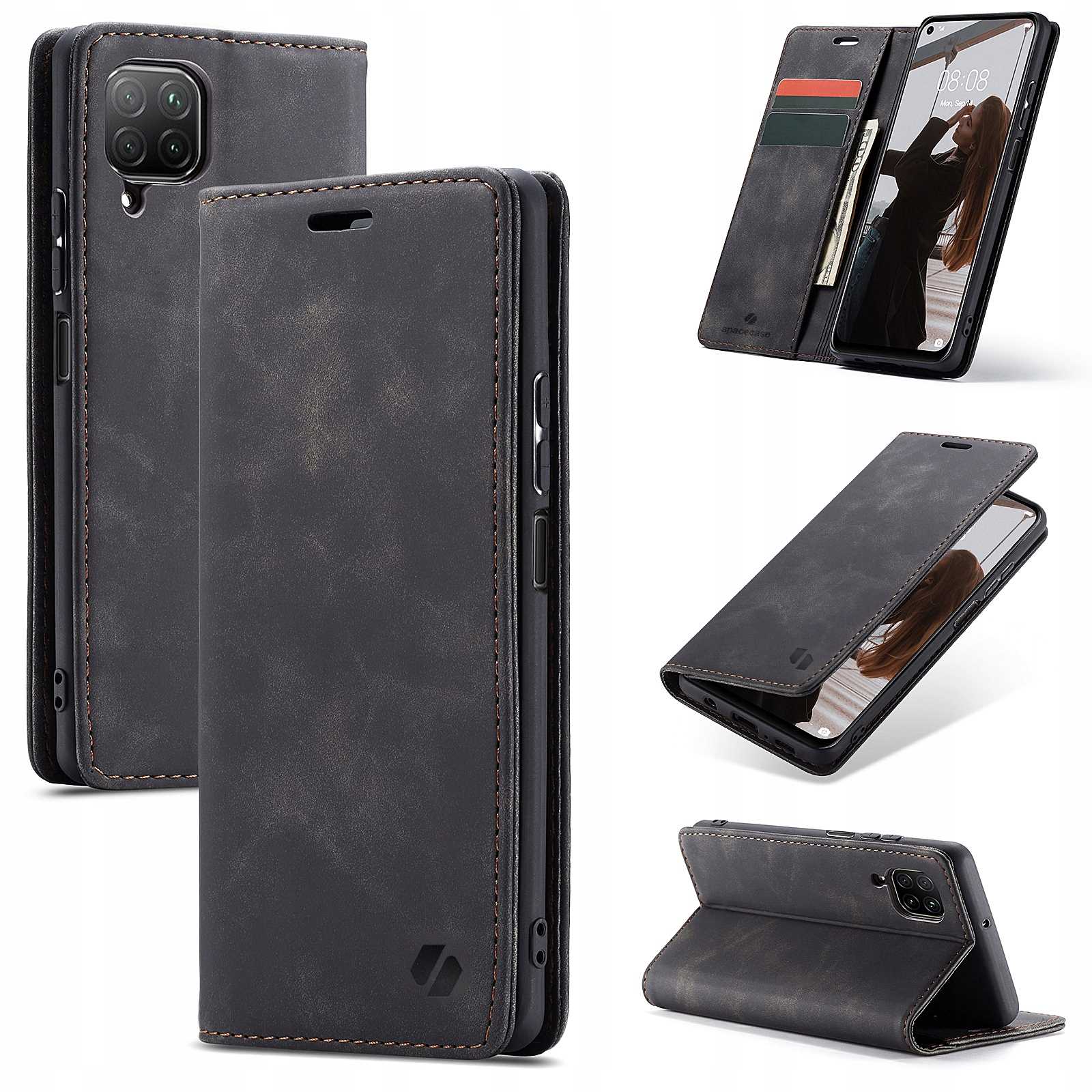 Spacecase Wallet Huawei P40 Lite Black