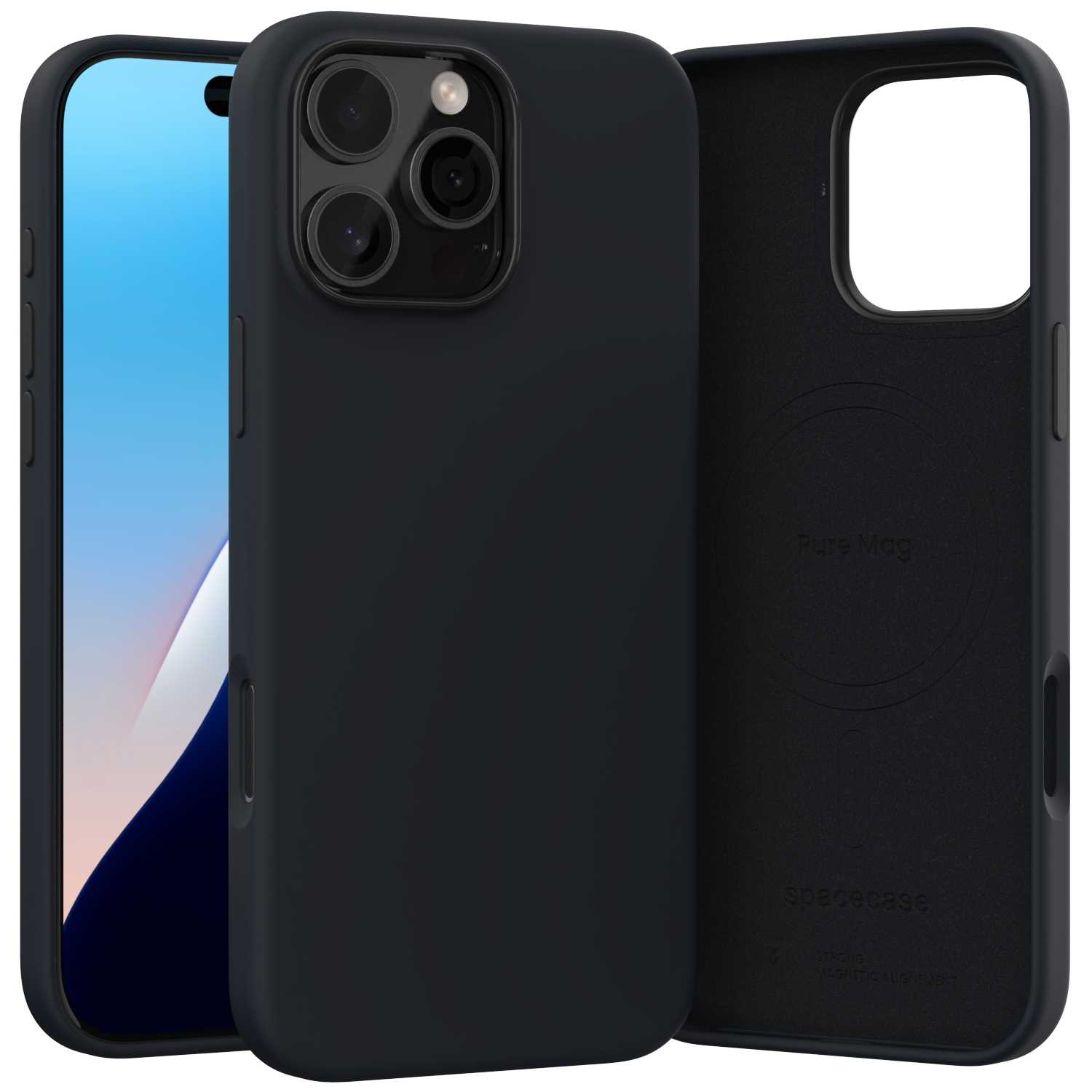 Spacecase Pure Mag Iphone 16 Pro Max Black