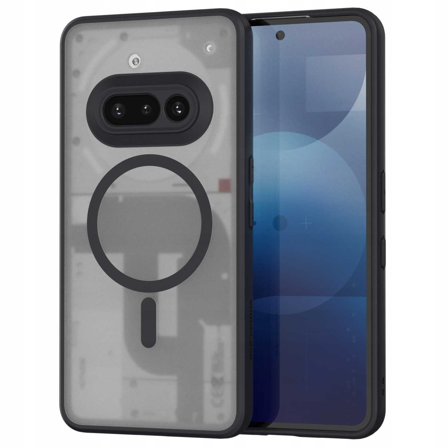 Spacecase Hybrid Mag Nothing Phone 3a black