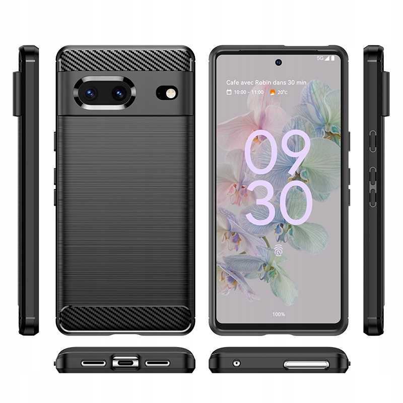 Spacecase Carbon Google Pixel 7 black