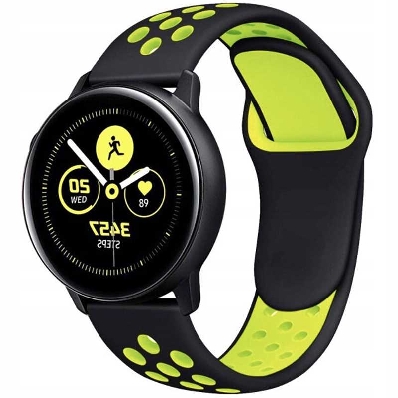 Spacecase Sport Band 22mm black/yellow