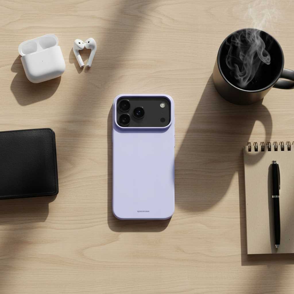 Spacecase Silicone Case 3.0 Iphone 17 Pro Max Purple