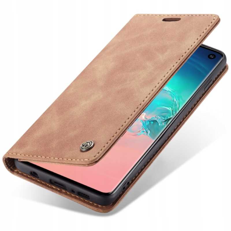 Spacecase Wallet Galaxy S10E Kawowy