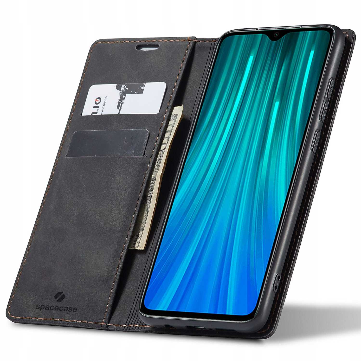 Spacecase Wallet Redmi Note 8 Pro black