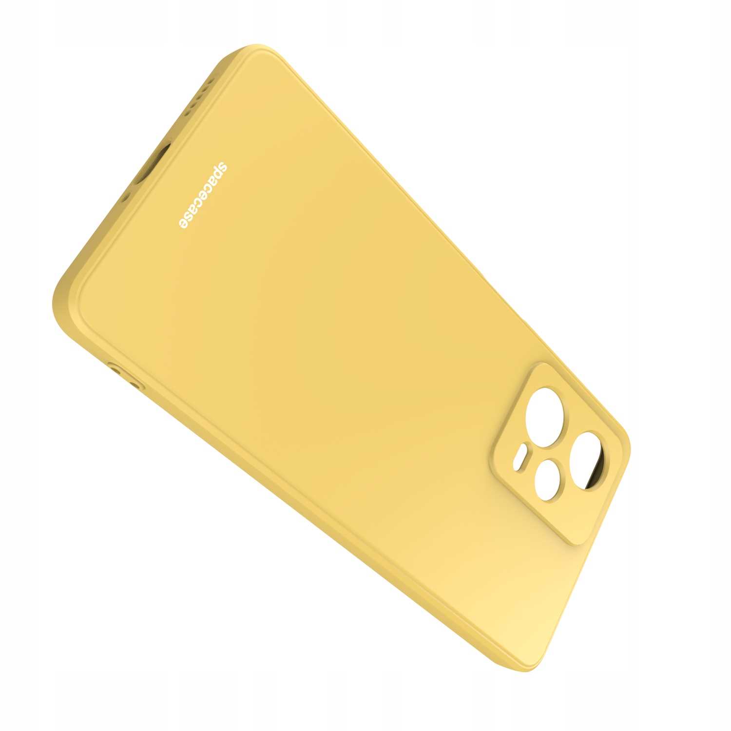 Spacecase Silicone Case Redmi Note 12 Pro 5G Yellow