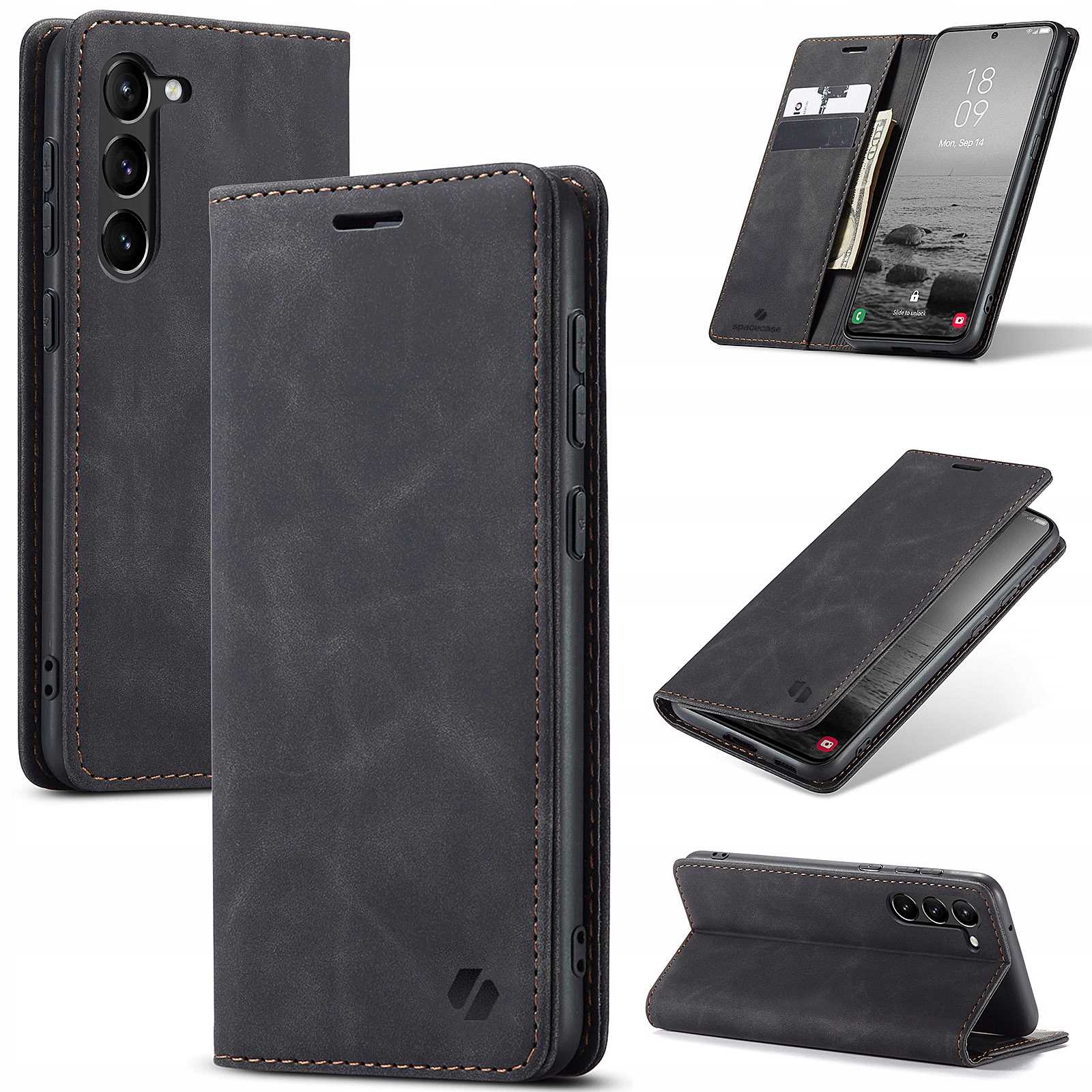Spacecase Wallet Galaxy S23 black