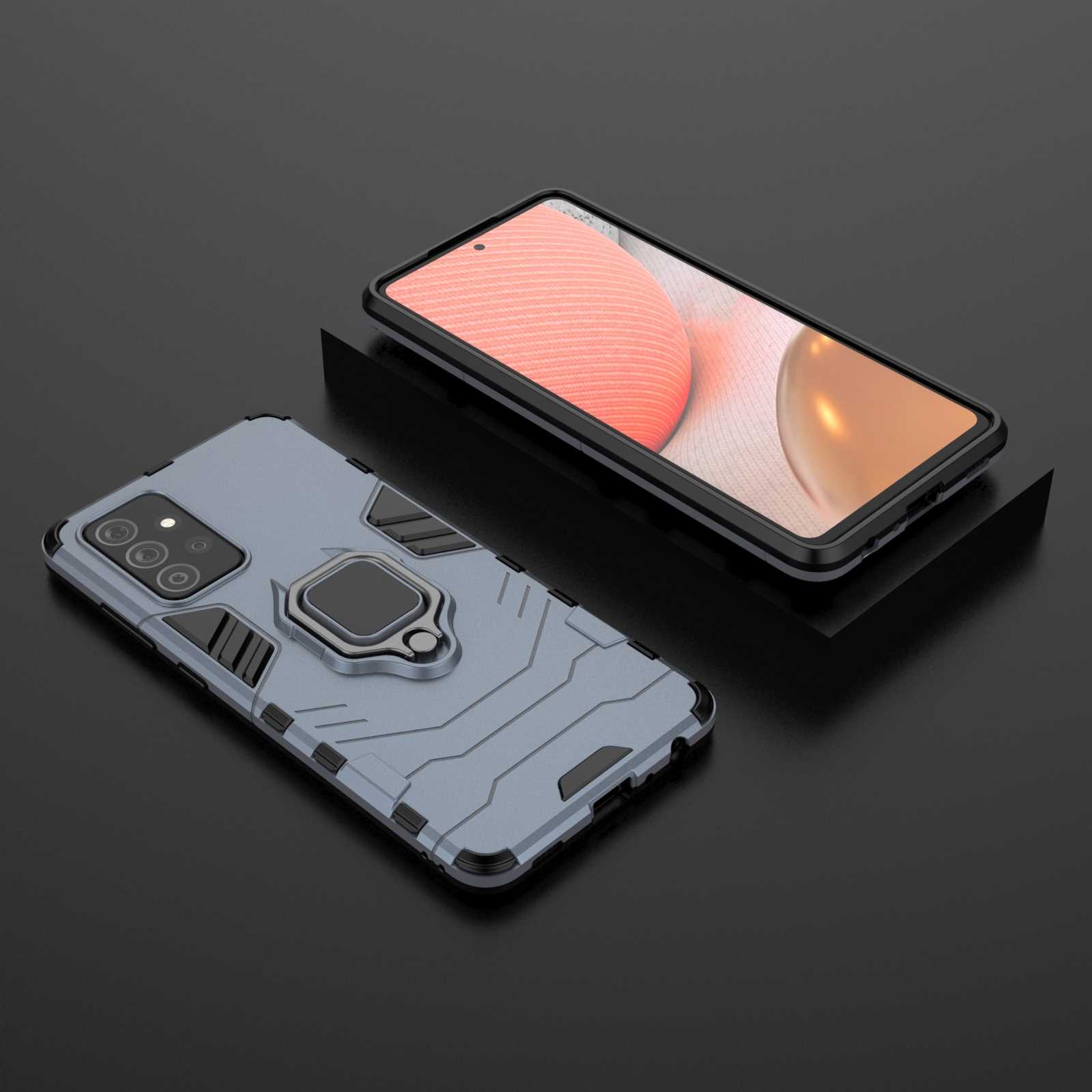 Spacecase X-Ring Galaxy A72 5G niebieski