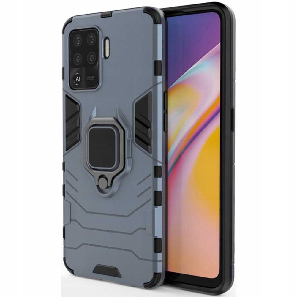 Spacecase X-Ring Oppo Reno 5 Lite Niebieski