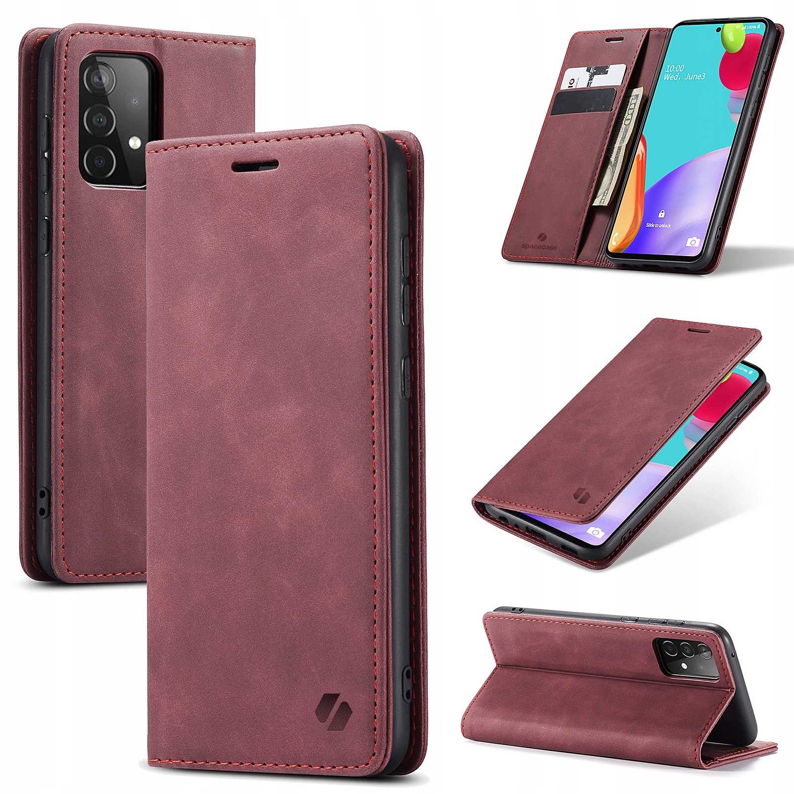 Spacecase Wallet Galaxy A52 5G Red