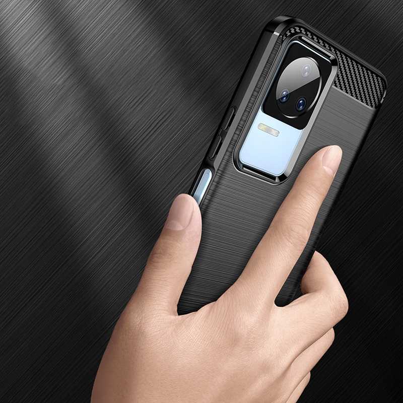 Spacecase Carbon Poco F4 Czarny