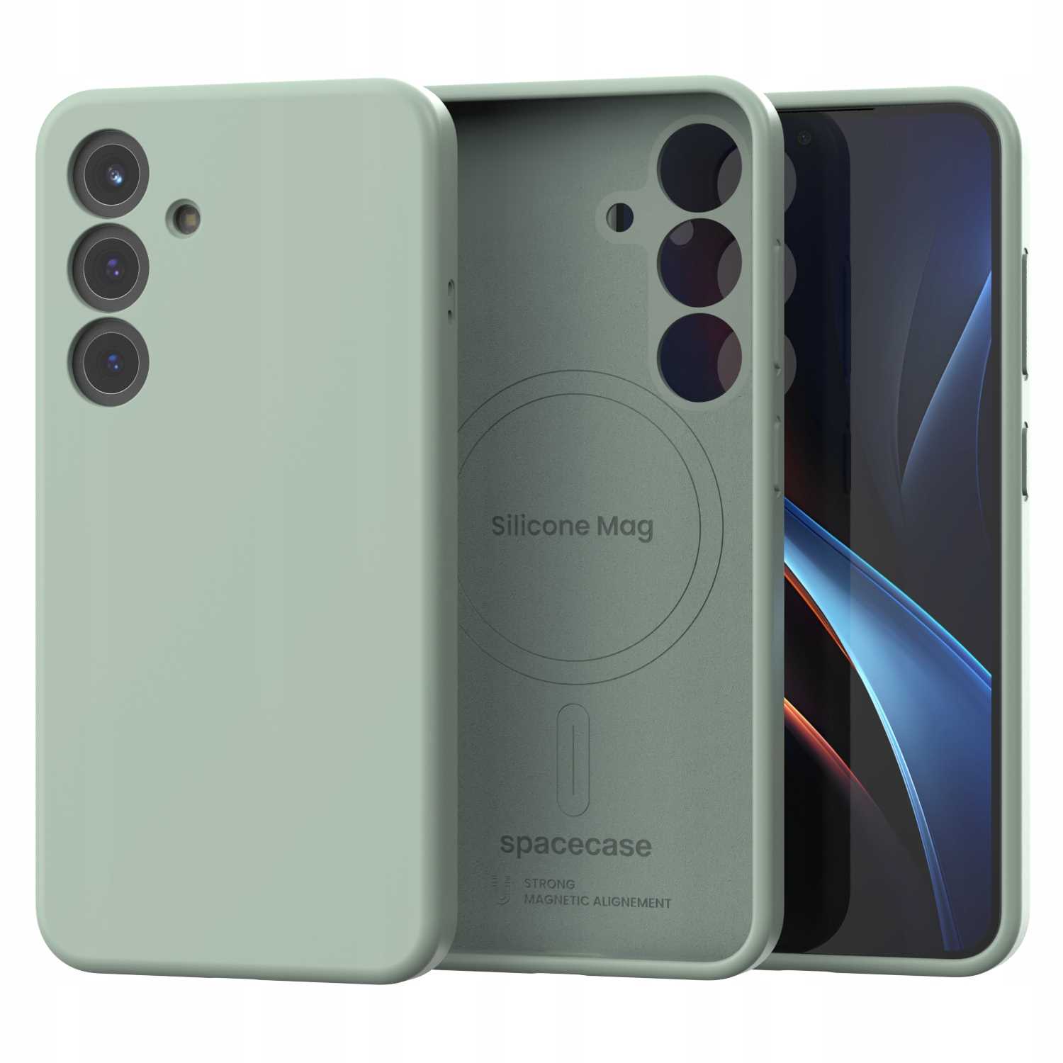 Spacecase Silicone Mag Galaxy S25 Mint