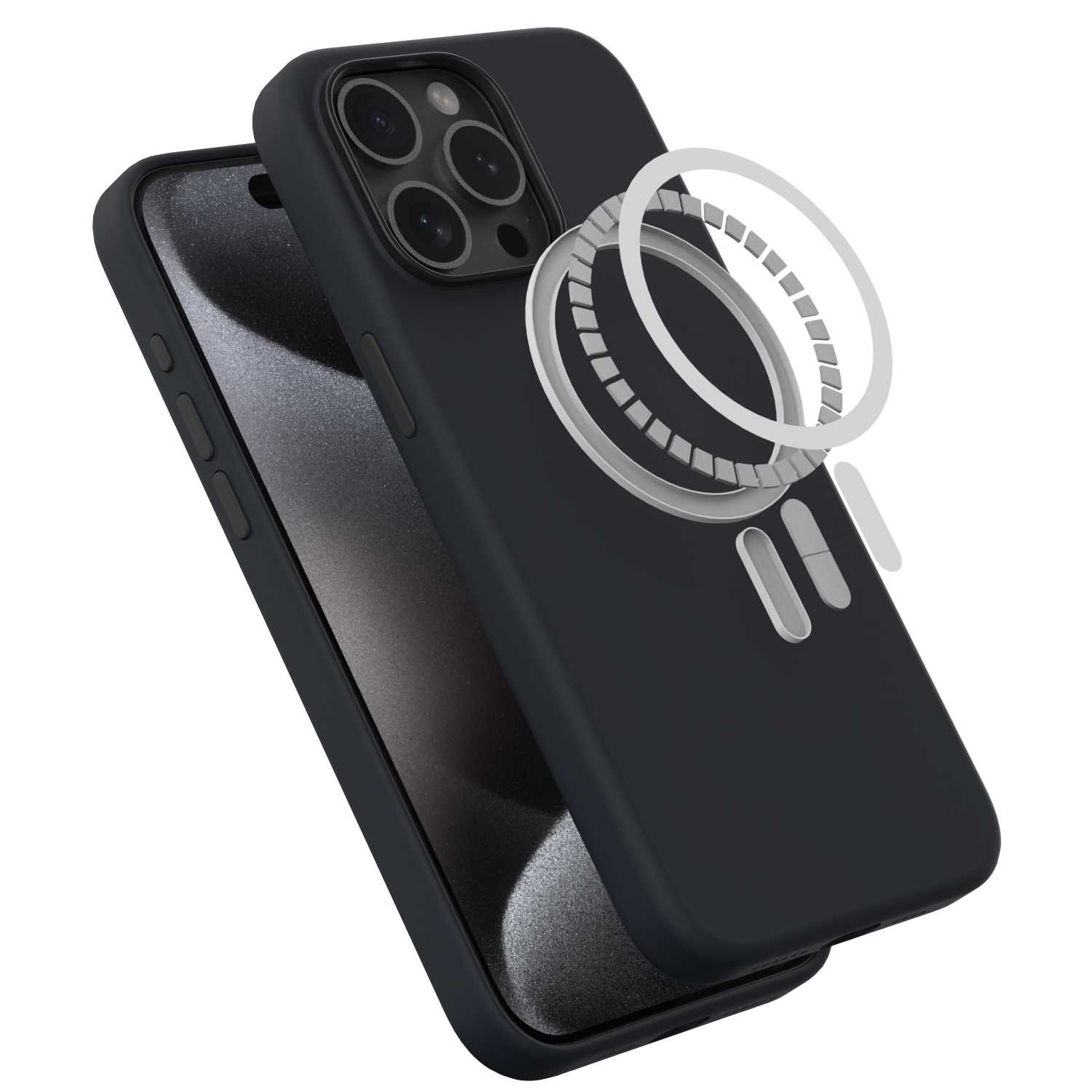 Spacecase Pure Mag Iphone 15 Pro Max Black