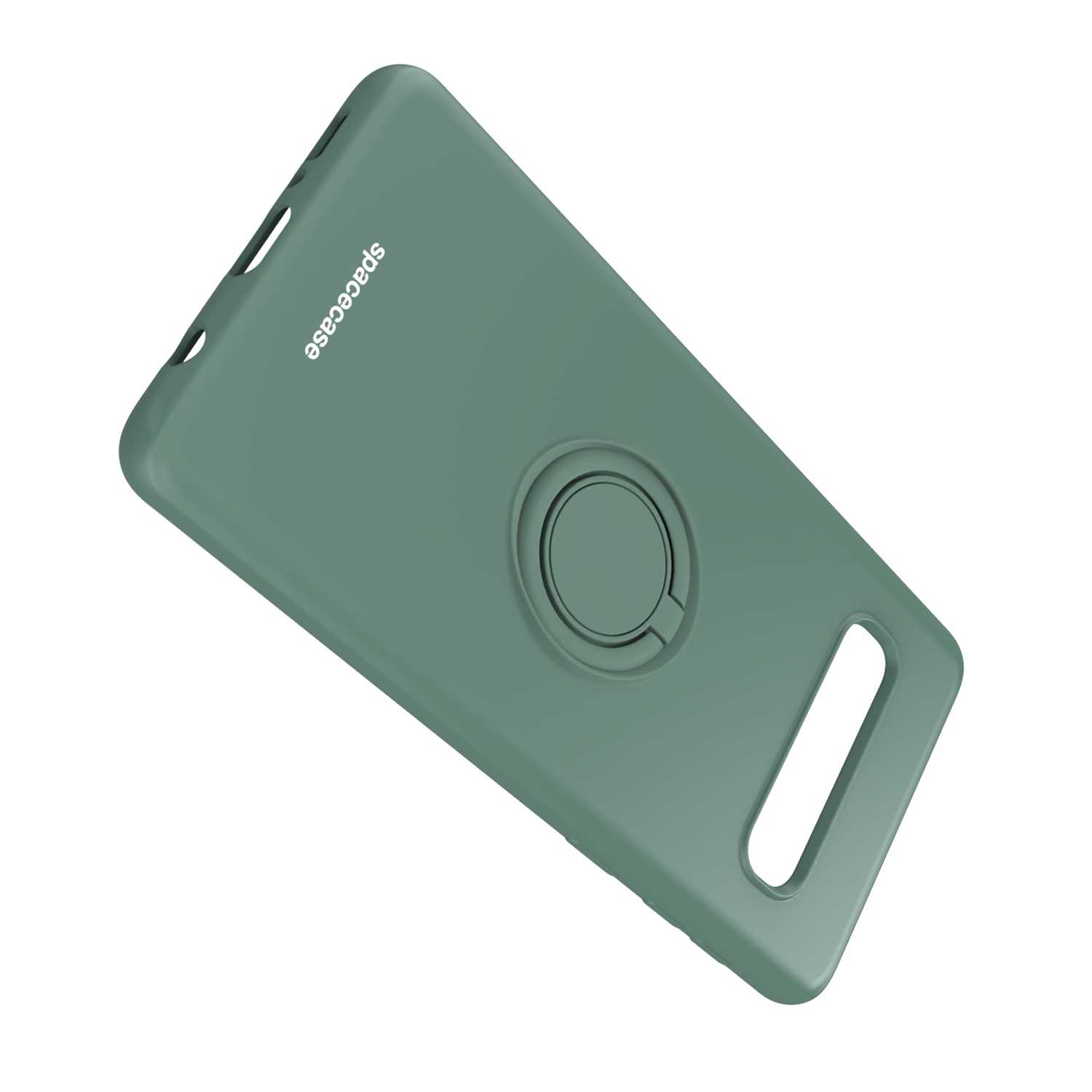 Spacecase Silicone Ring Galaxy S10 Dark Green