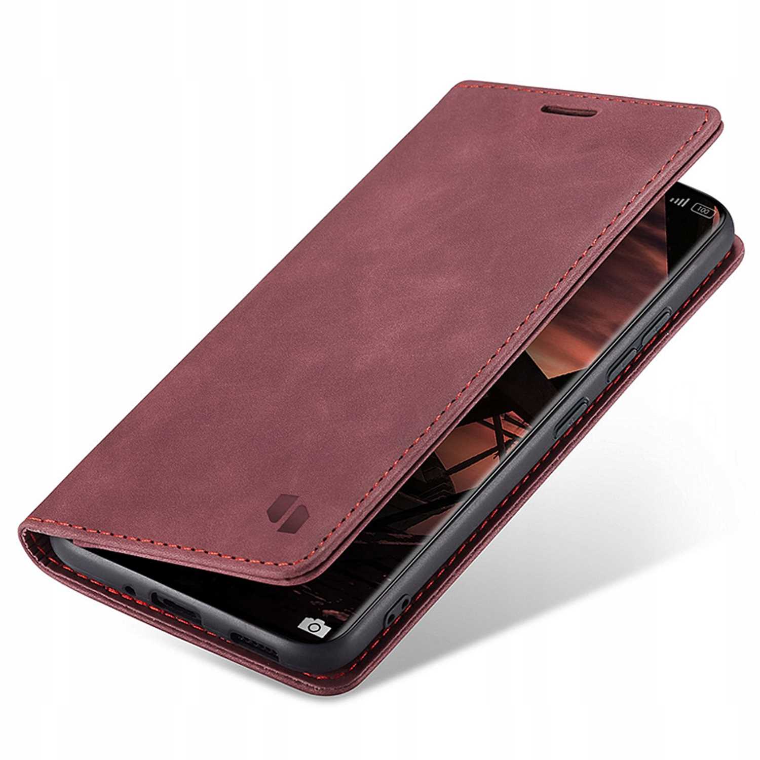 Spacecase Wallet Poco X7/RM Note 14 Pro/Pro+ 5G red