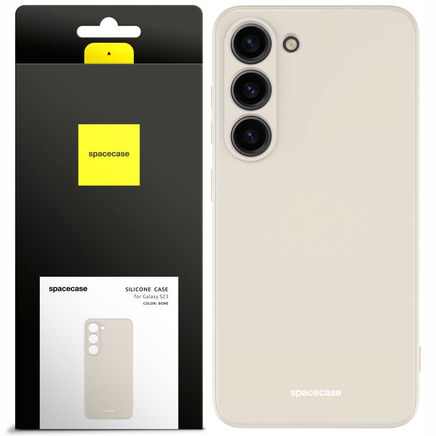 Spacecase Silicone Case Galaxy S23 bone