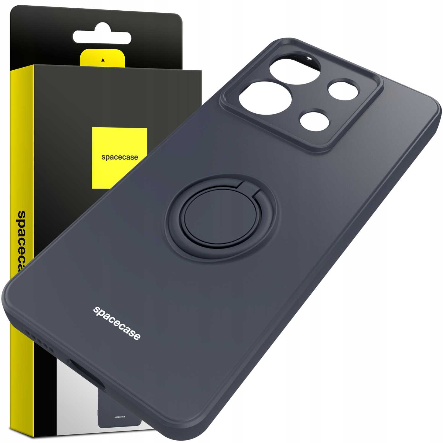 Spacecase Silicone Ring Poco X6 / RM Note 13 Pro 5G black