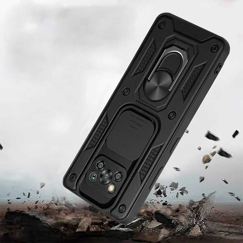 Spacecase Camring Poco X3 Pro black