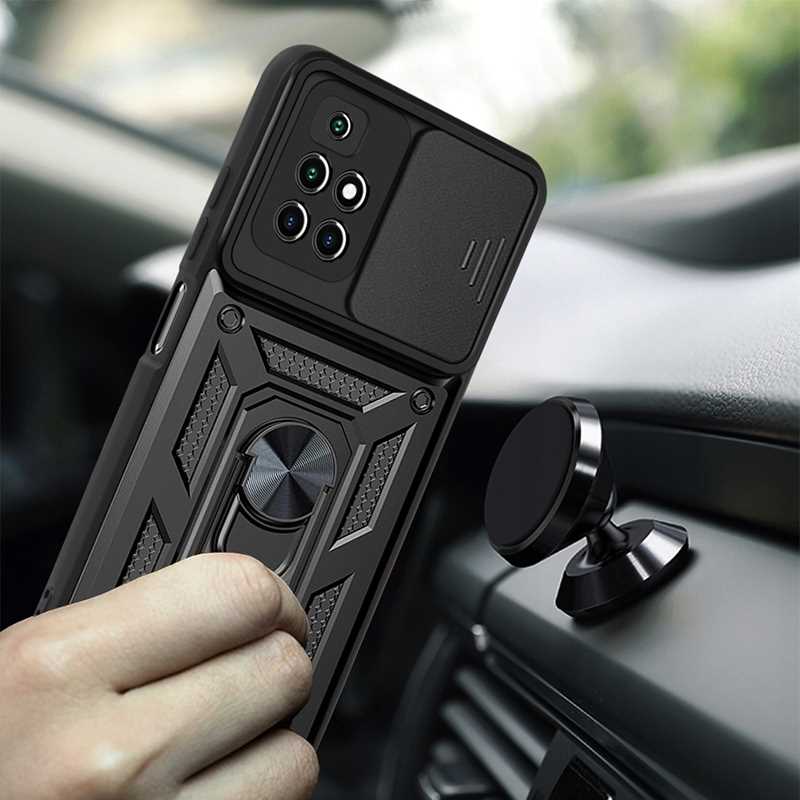 Spacecase Camring Redmi 10 black