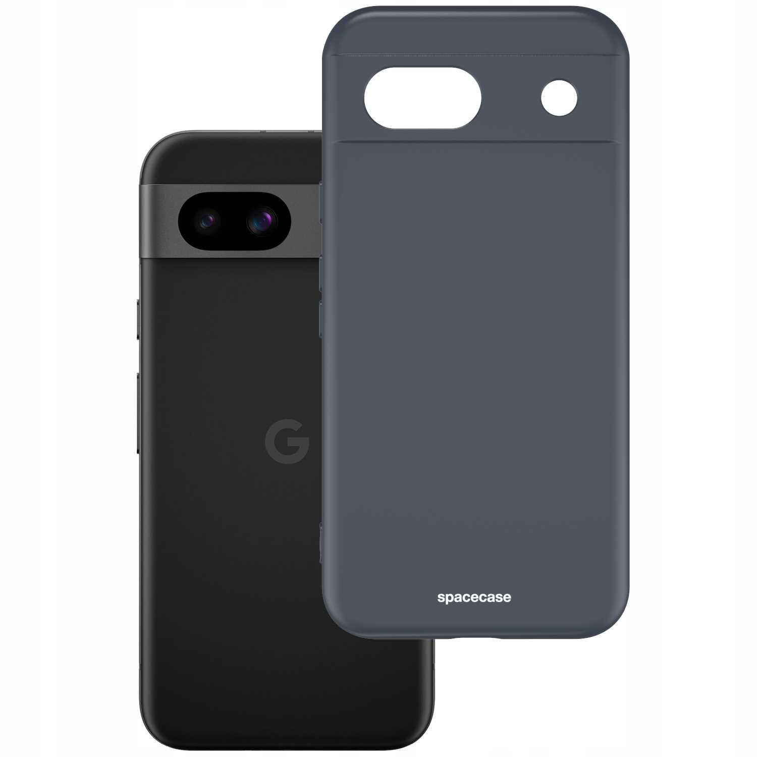 Spacecase Silicone Case Google Pixel 8A black