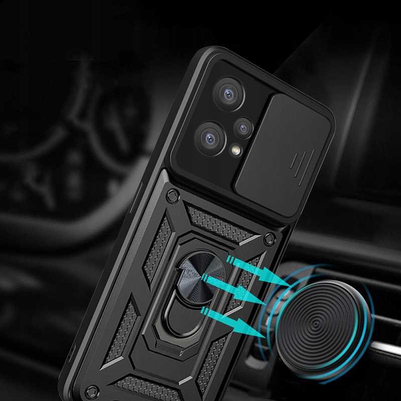 Spacecase Camring Realme 9/9 Pro+ black