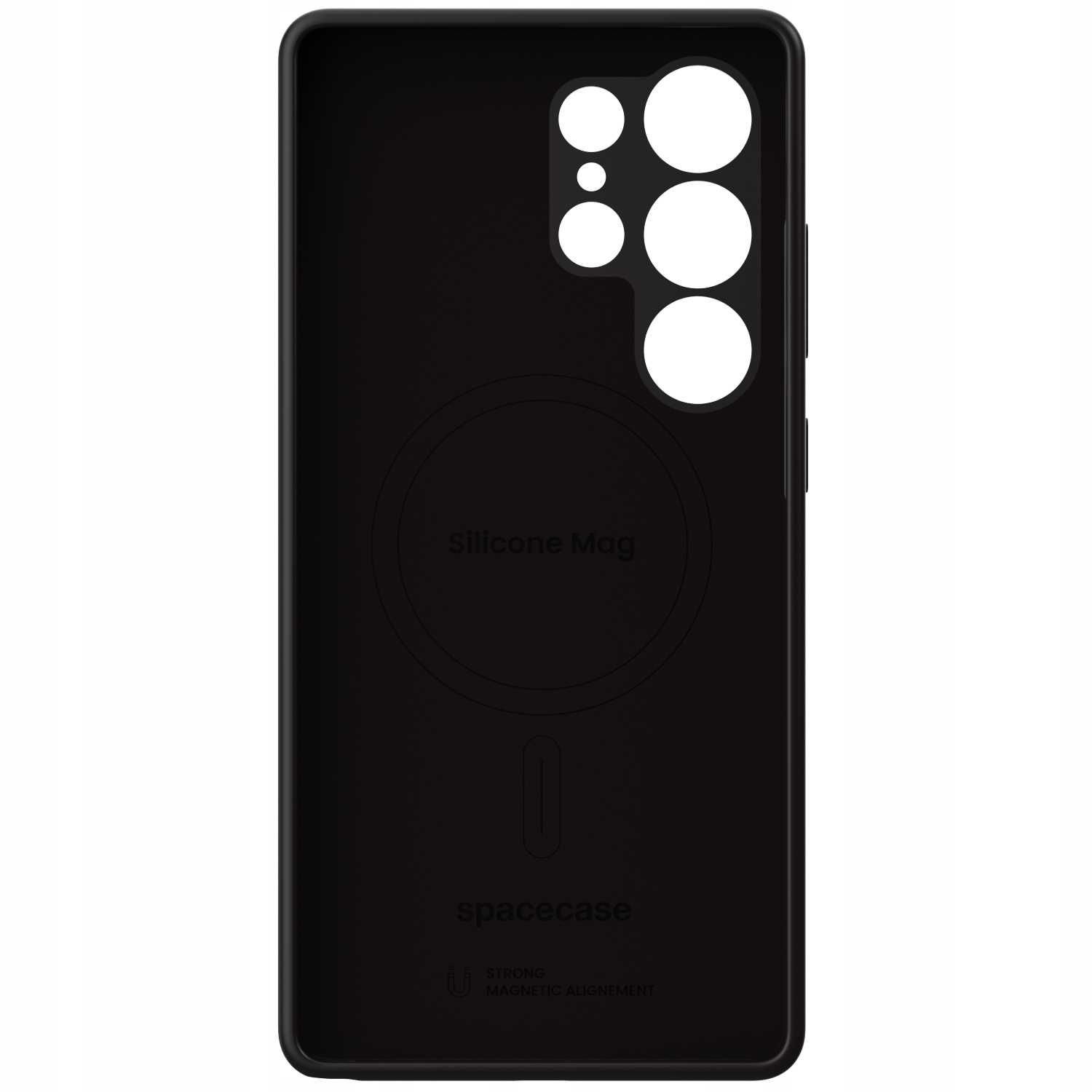 Spacecase Silicone Mag Galaxy S25 Ultra black