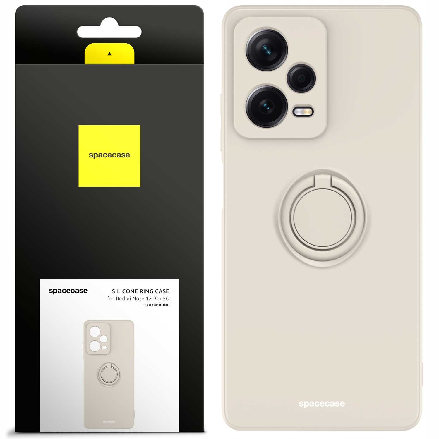 Spacecase Silicone Ring Redmi Note 12 Pro 5G bone