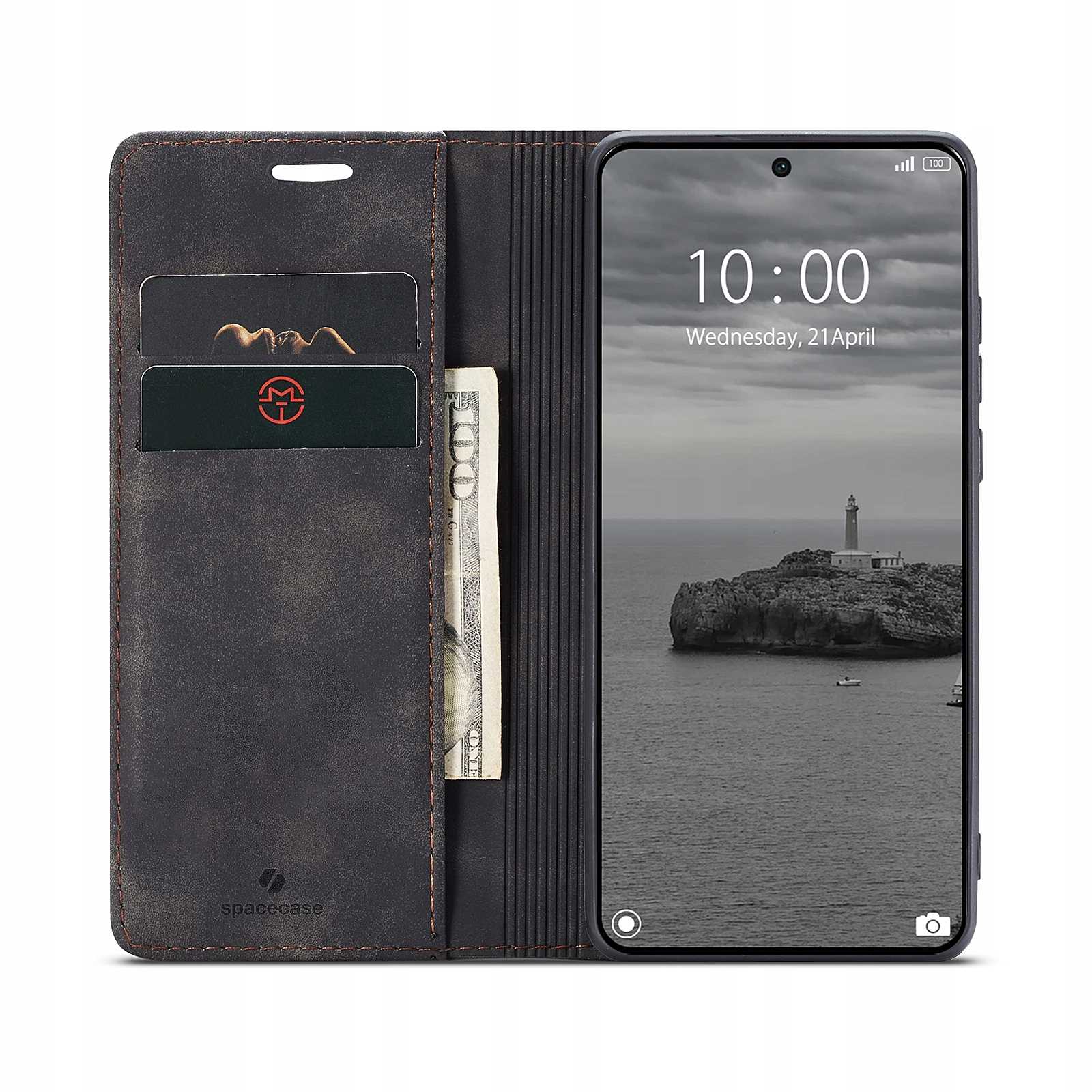 Spacecase Wallet Poco F6 Pro Black