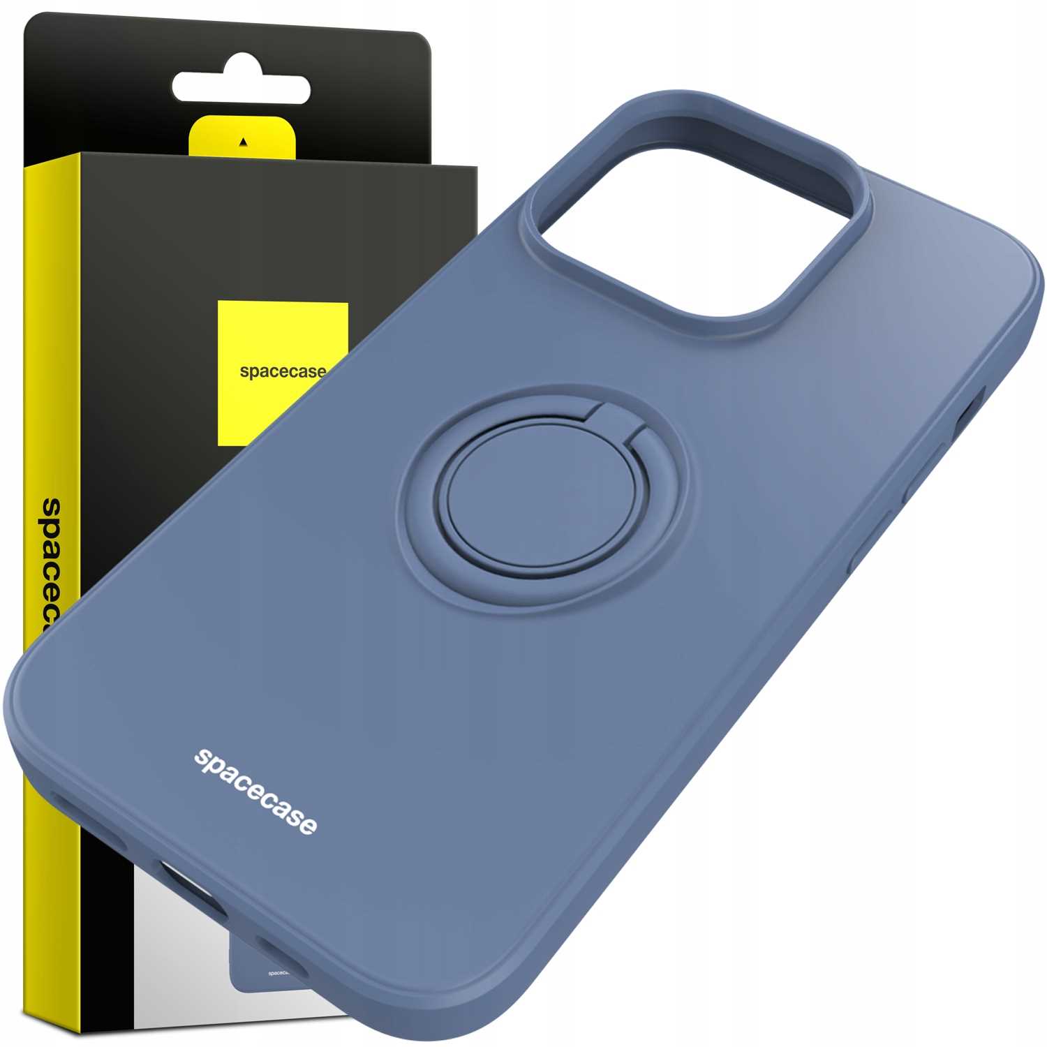 Spacecase Silicone Ring iPhone 14 Pro blue