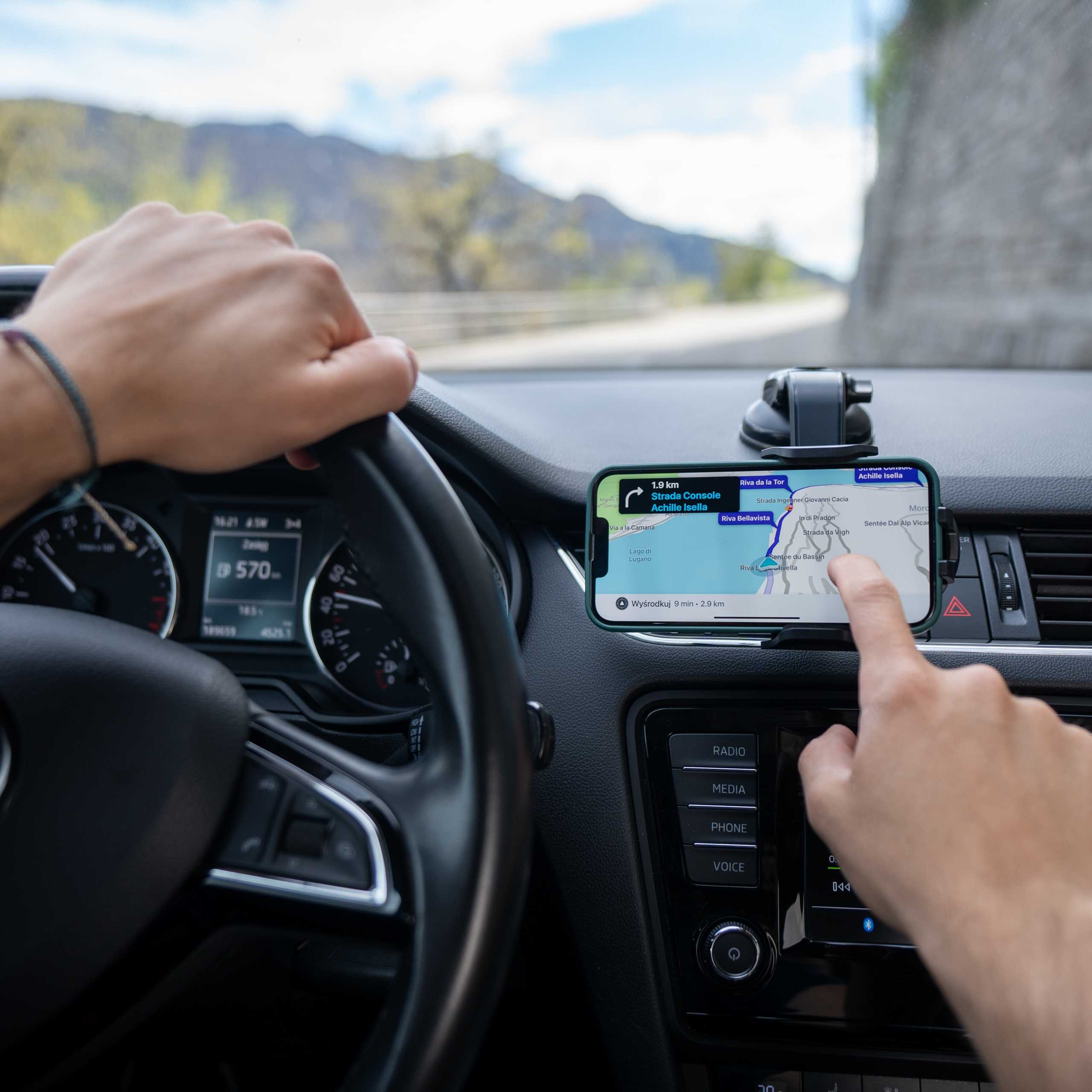 Spacecase Car Holder SC15 Universal Dash black