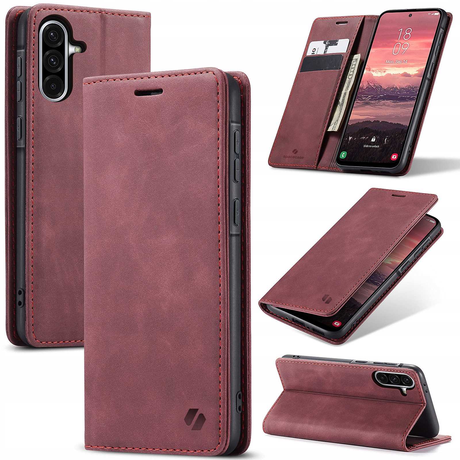 Spacecase Wallet Galaxy A36 Red