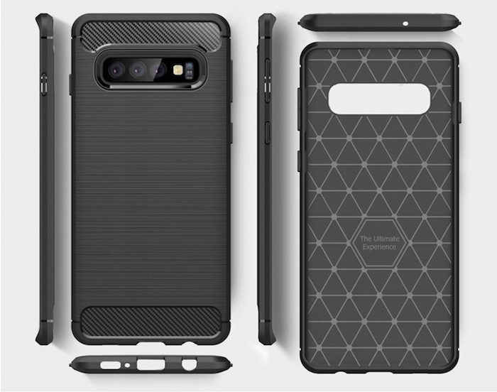 Spacecase Carbon Galaxy S10+ czarny