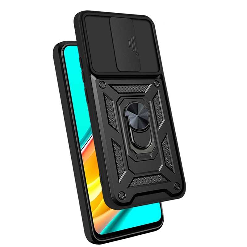 Spacecase Camring Redmi 9 black