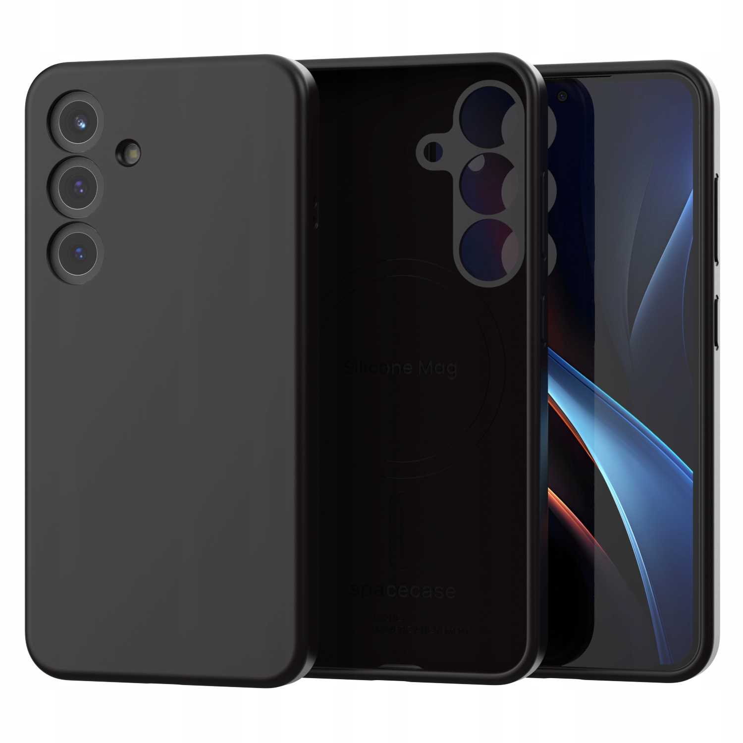 Spacecase Silicone Mag Galaxy S25 black