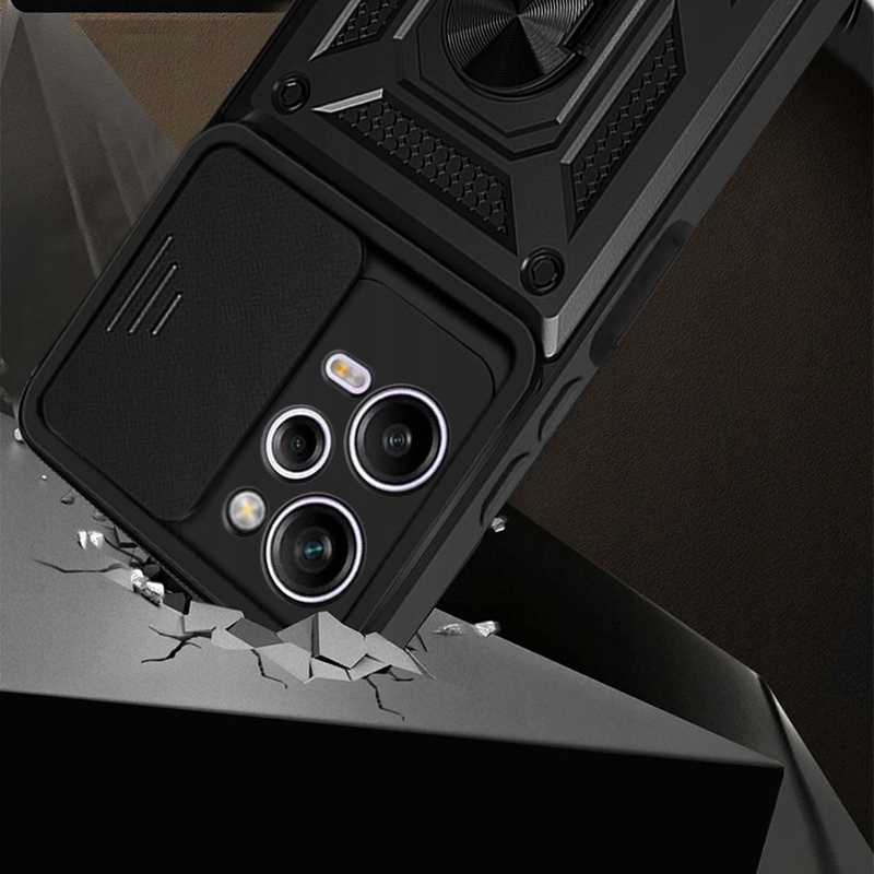 Spacecase Camring Poco X5 Pro/Note 12 Pro Black