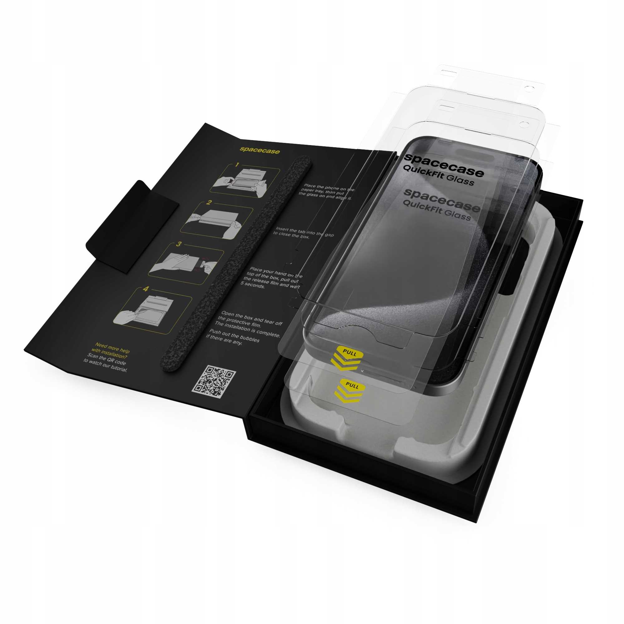 Spacecase QuickFit Glass IPhone 15 Pro