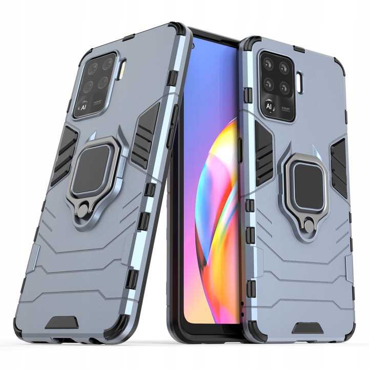Spacecase X-Ring Oppo Reno 5 Lite Niebieski