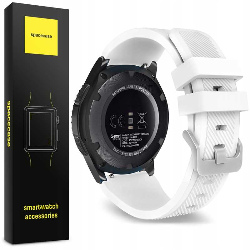 Spacecase Watchband 22Mm White