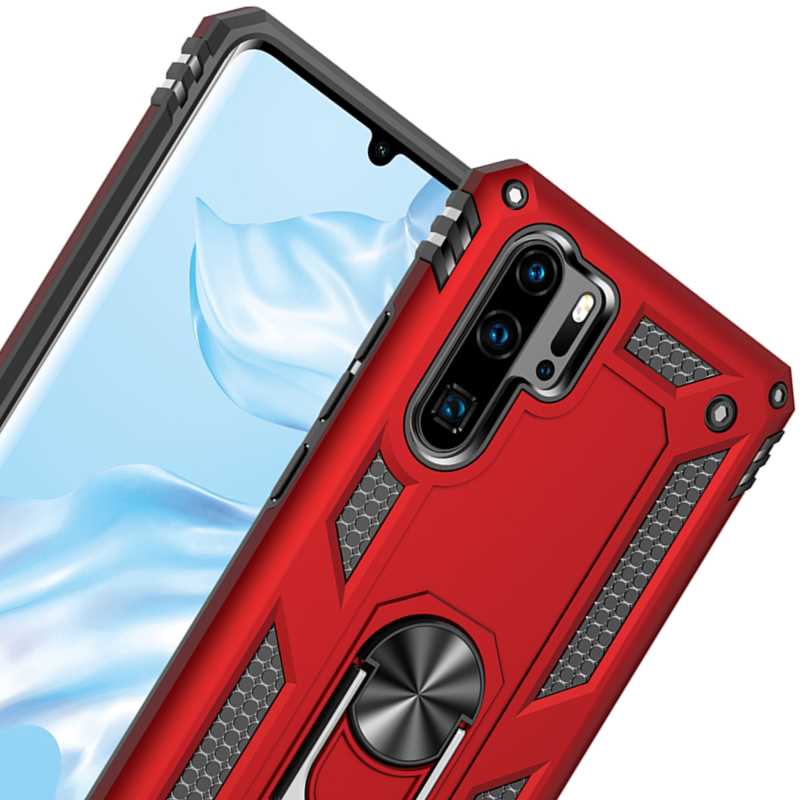 Spacecase Ring Nx Huawei P30 Pro Czerwony