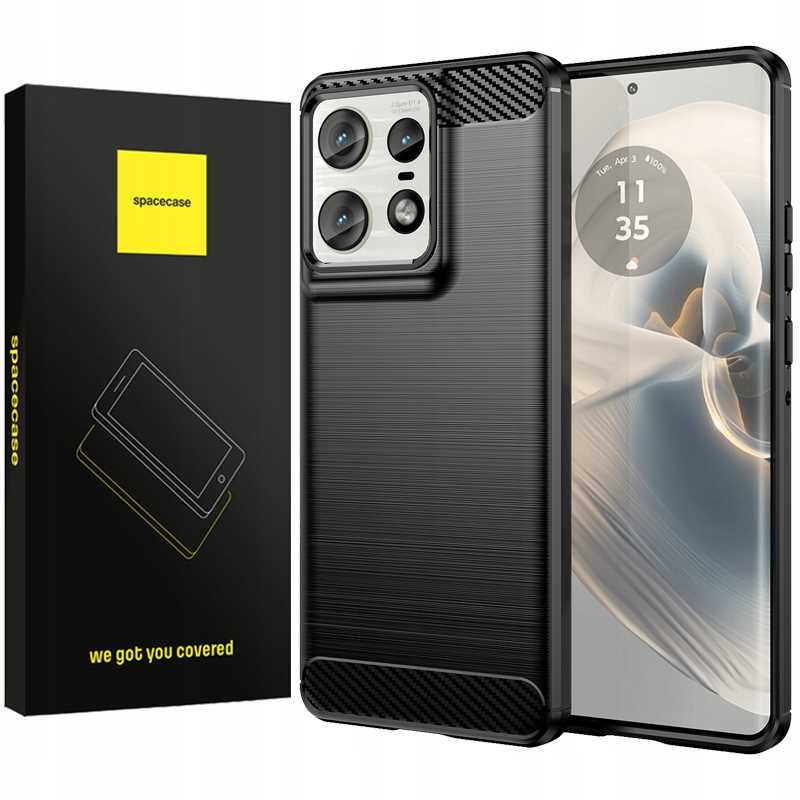Spacecase Carbon Motorola Edge 50 Pro 5G Black