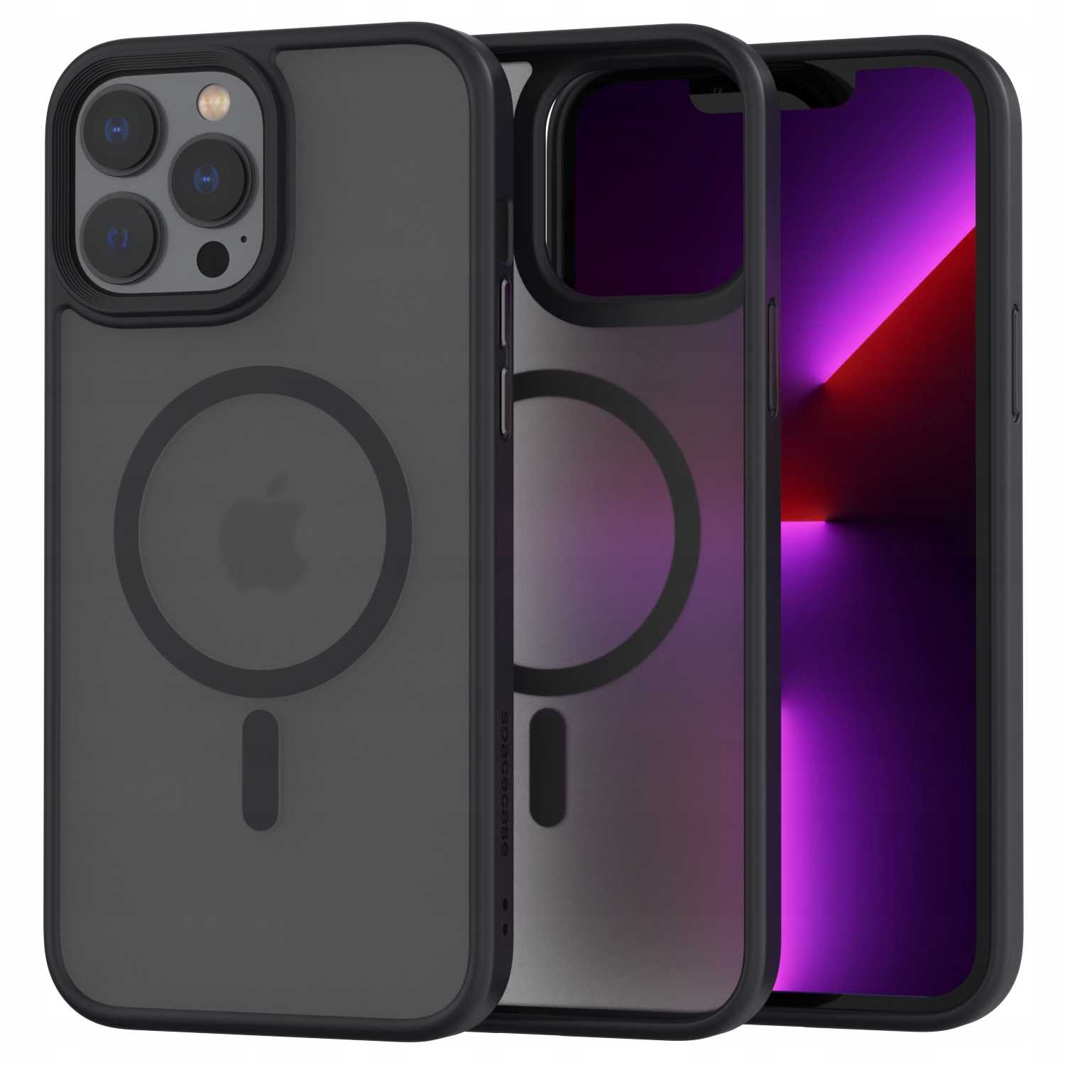 Spacecase Hybrid Mag Iphone 13 Pro Max Black